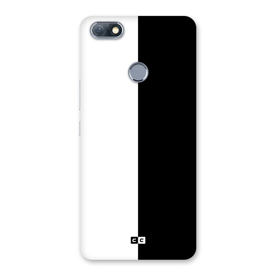 Simple Black White Back Case for Infinix Note 5