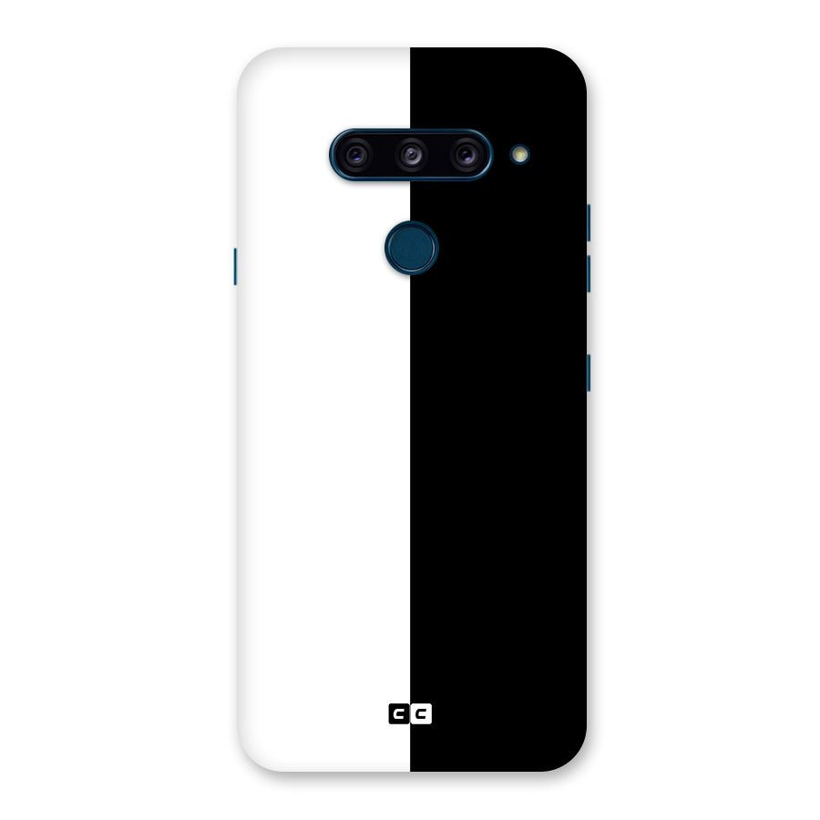 Simple Black White Back Case for LG  V40 ThinQ