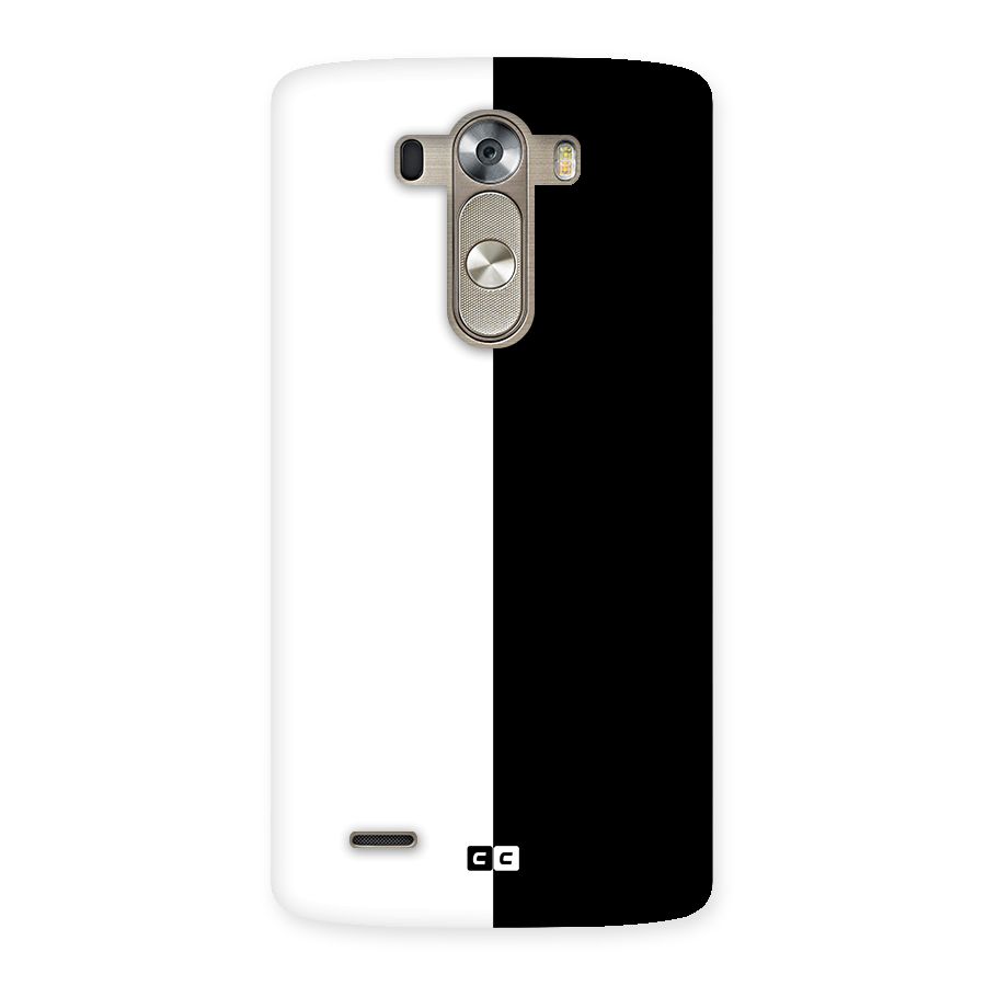 Simple Black White Back Case for LG G3