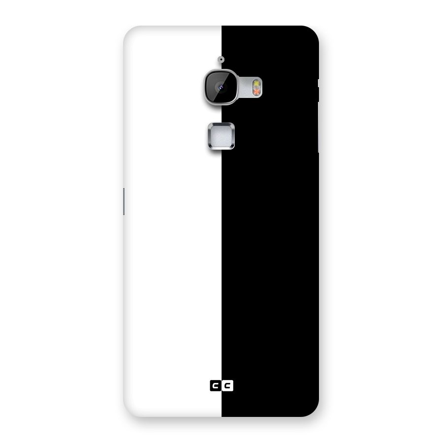 Simple Black White Back Case for LeTv Le Max