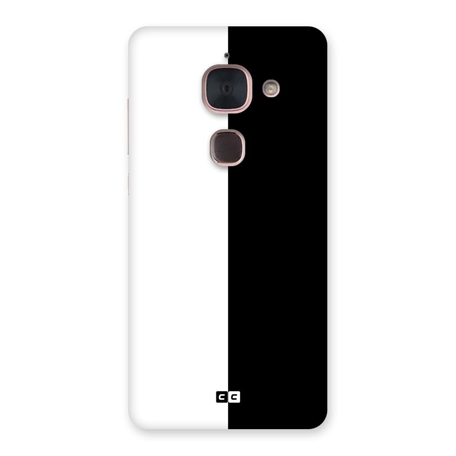 Simple Black White Back Case for Le Max 2