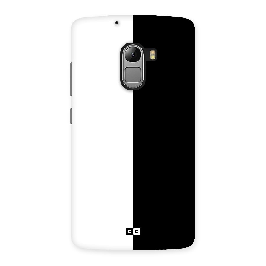 Simple Black White Back Case for Lenovo K4 Note