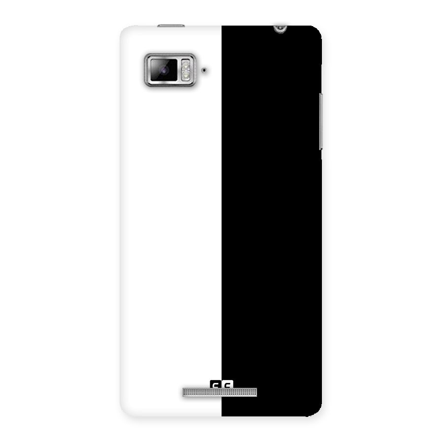 Simple Black White Back Case for Lenovo Vibe Z K910