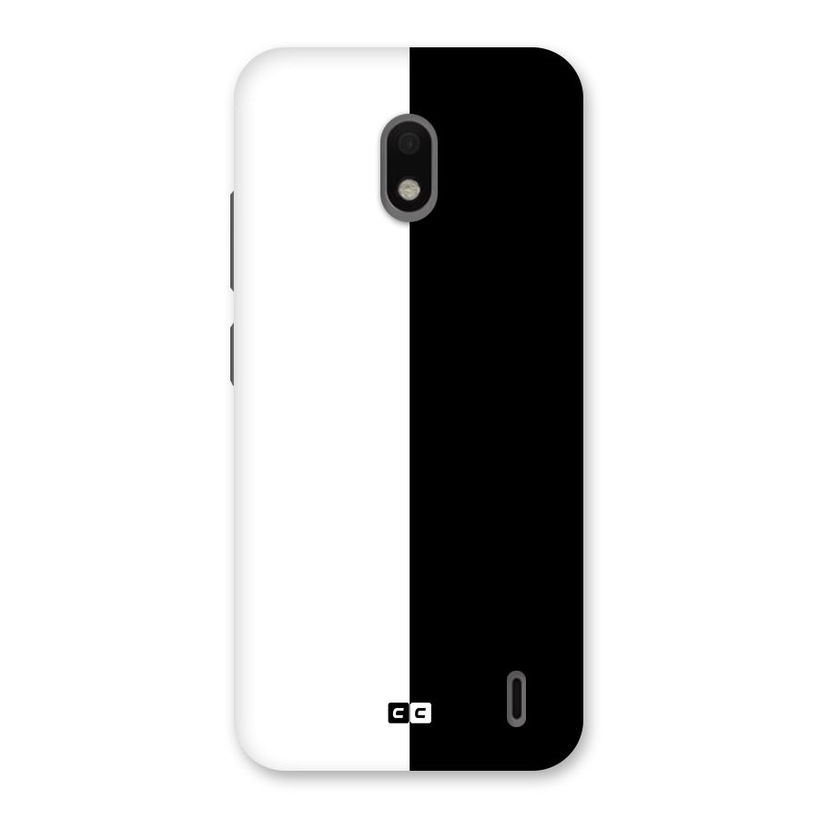 Simple Black White Back Case for Nokia 2.2