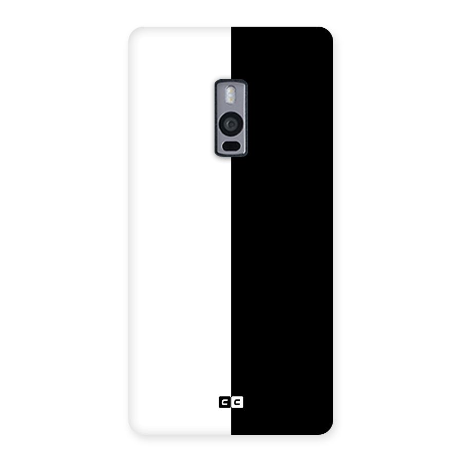 Simple Black White Back Case for OnePlus Two