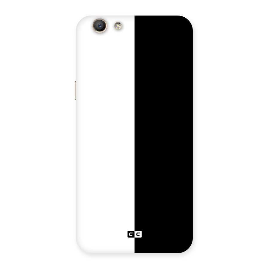 Simple Black White Back Case for Oppo A59