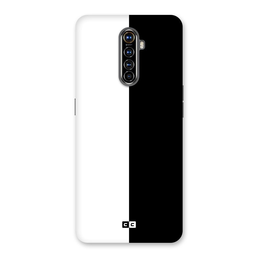 Simple Black White Back Case for Realme X2 Pro