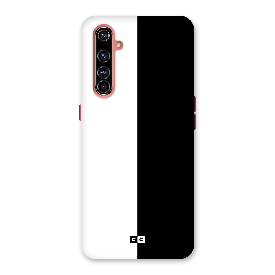 Simple Black White Back Case for Realme X50 Pro