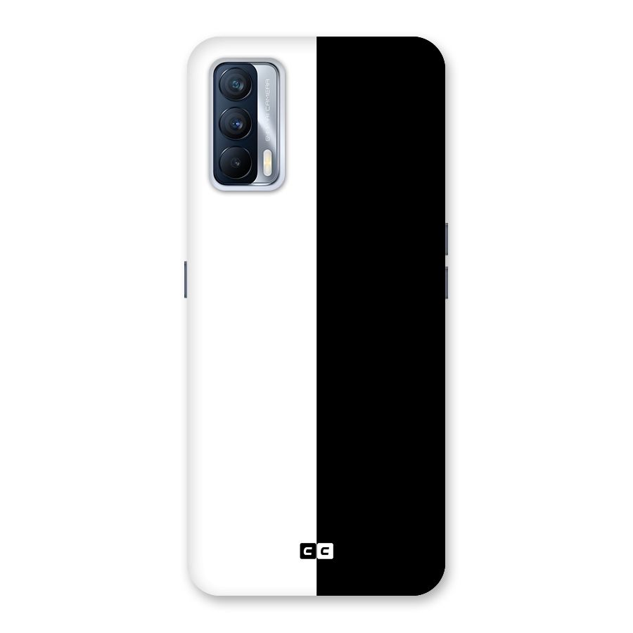 Simple Black White Back Case for Realme X7