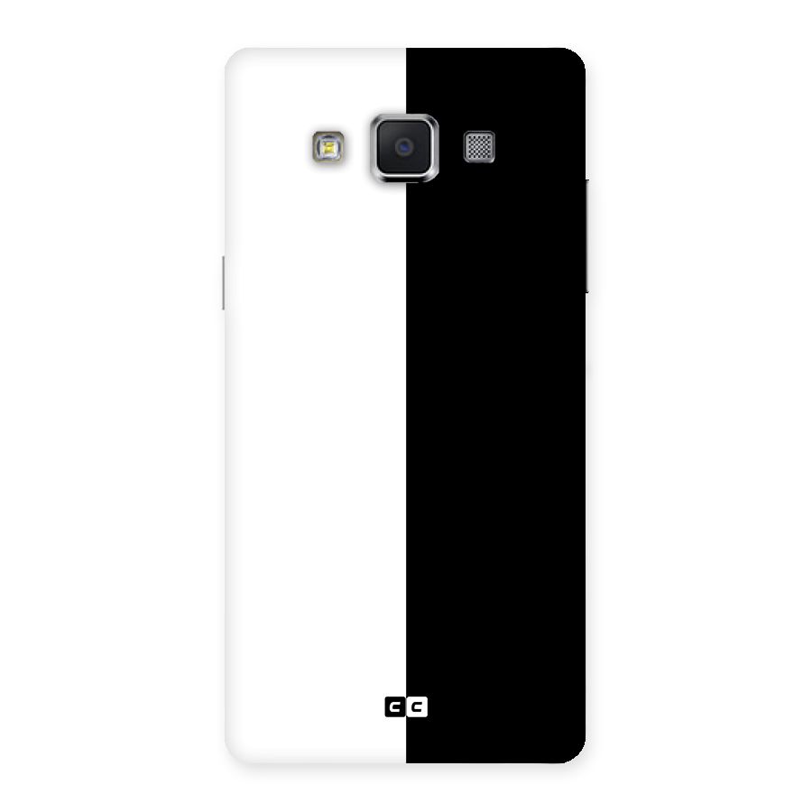 Simple Black White Back Case for Samsung Galaxy A5