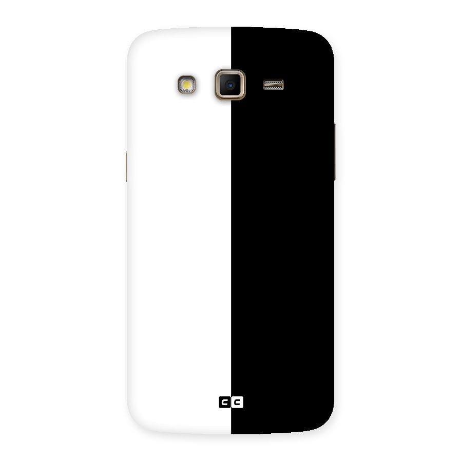 Simple Black White Back Case for Samsung Galaxy Grand 2
