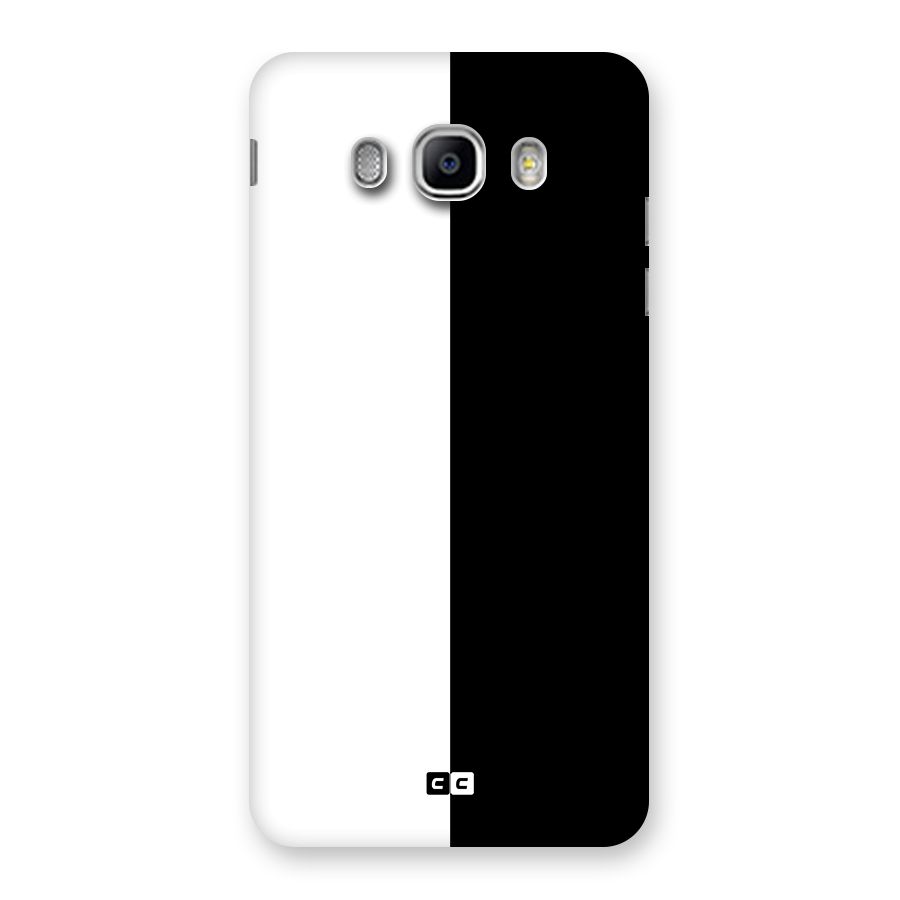 Simple Black White Back Case for Samsung Galaxy J5 2016