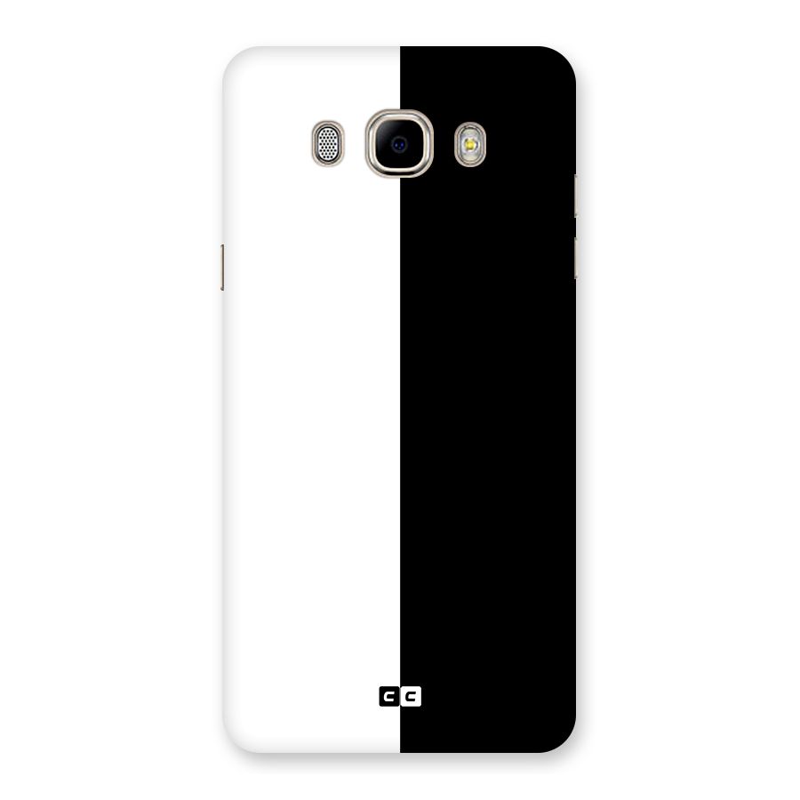 Simple Black White Back Case for Samsung Galaxy J7 2016