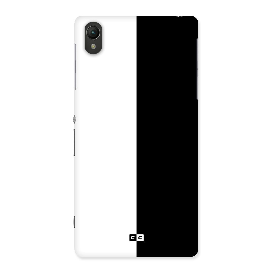Simple Black White Back Case for Sony Xperia Z2