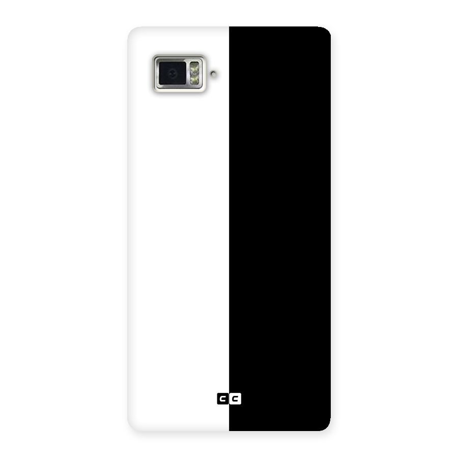 Simple Black White Back Case for Vibe Z2 Pro K920