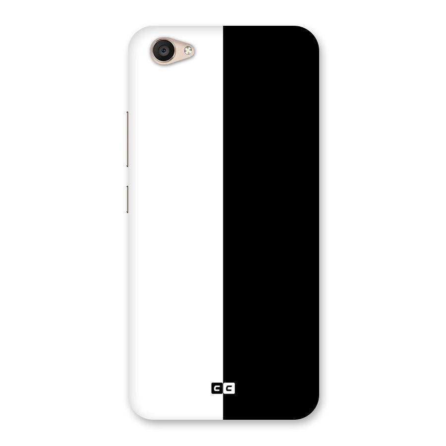 Simple Black White Back Case for Vivo V5 Plus