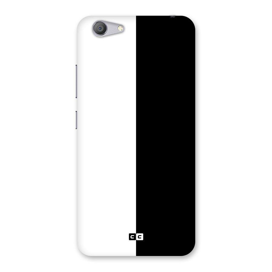 Simple Black White Back Case for Vivo Y53