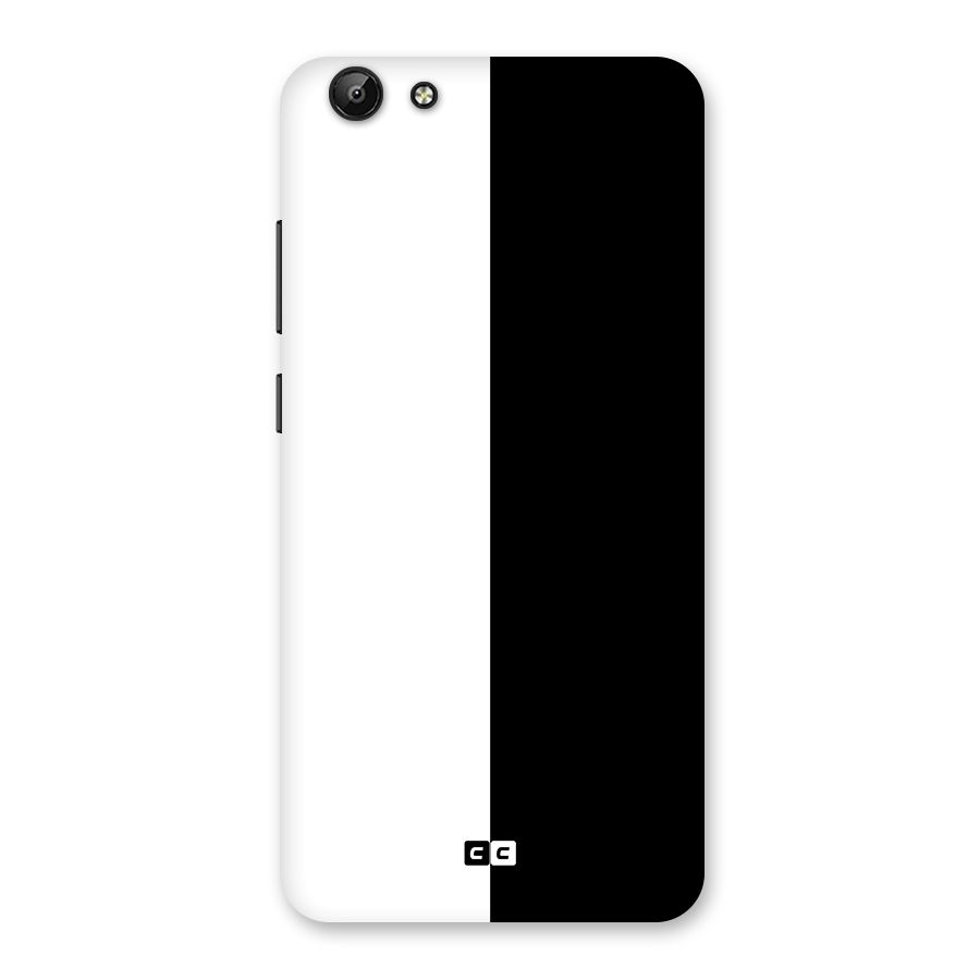 Simple Black White Back Case for Vivo Y69