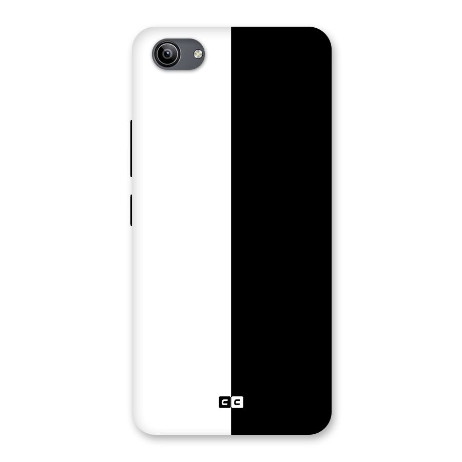 Simple Black White Back Case for Vivo Y81i