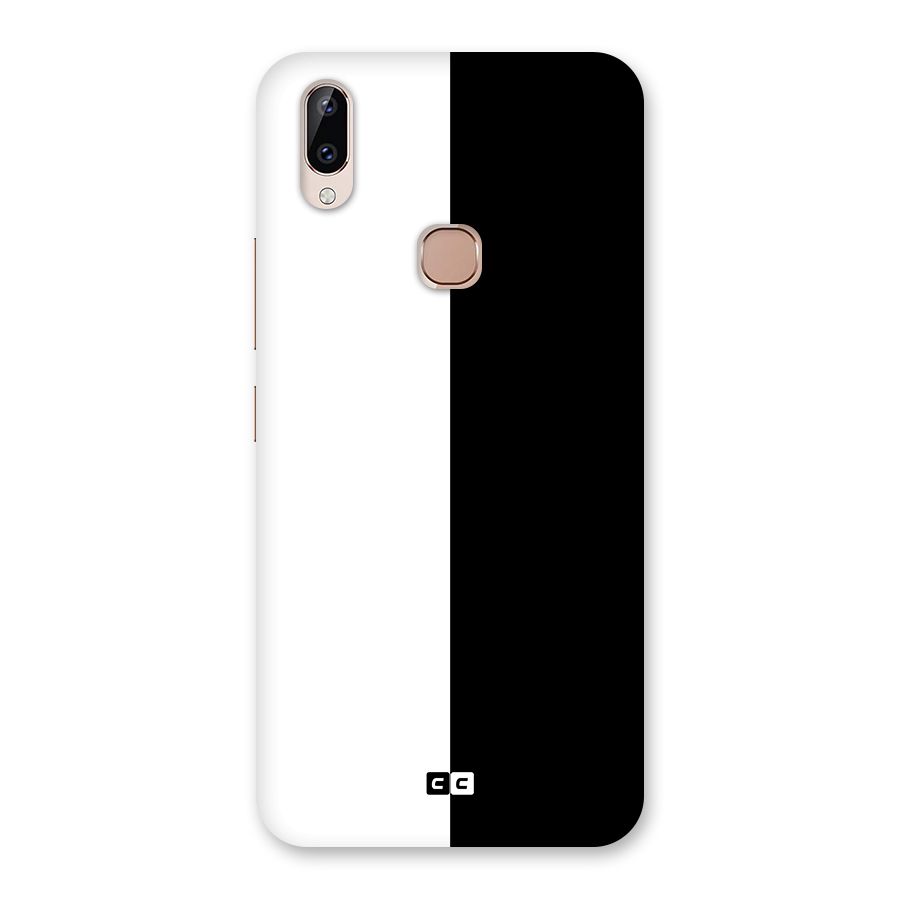Simple Black White Back Case for Vivo Y83 Pro