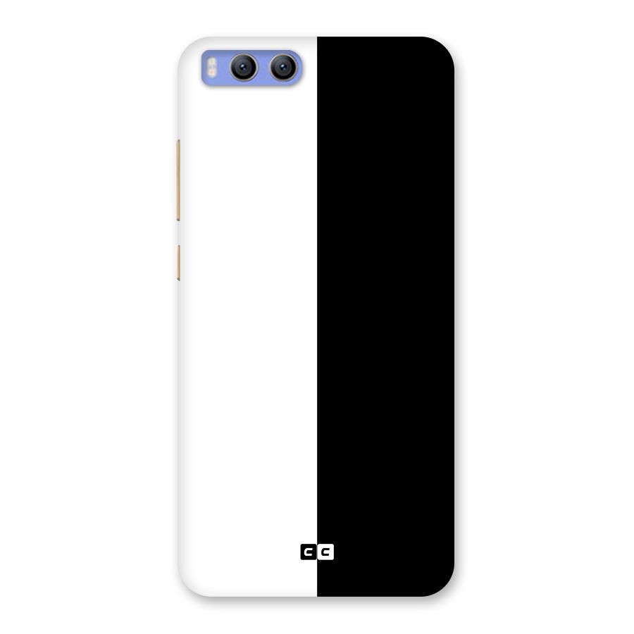 Simple Black White Back Case for Xiaomi Mi 6