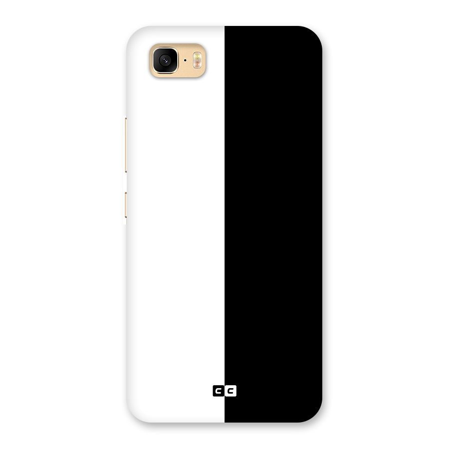 Simple Black White Back Case for Zenfone 3s Max