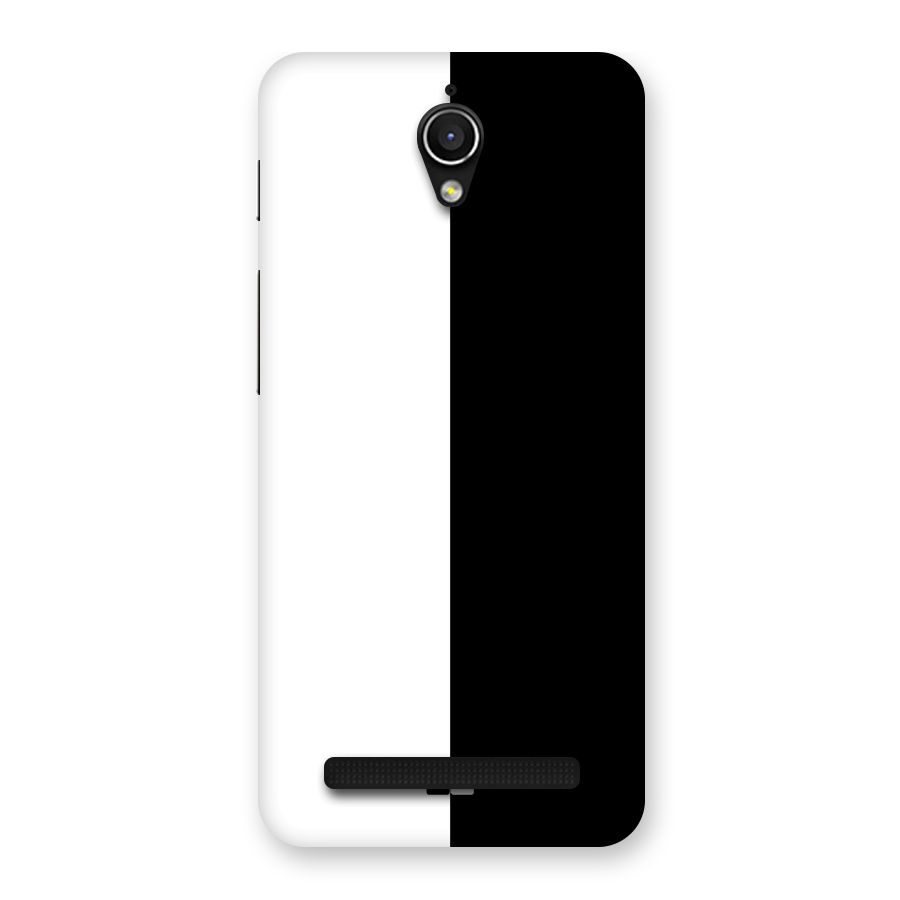 Simple Black White Back Case for Zenfone Go