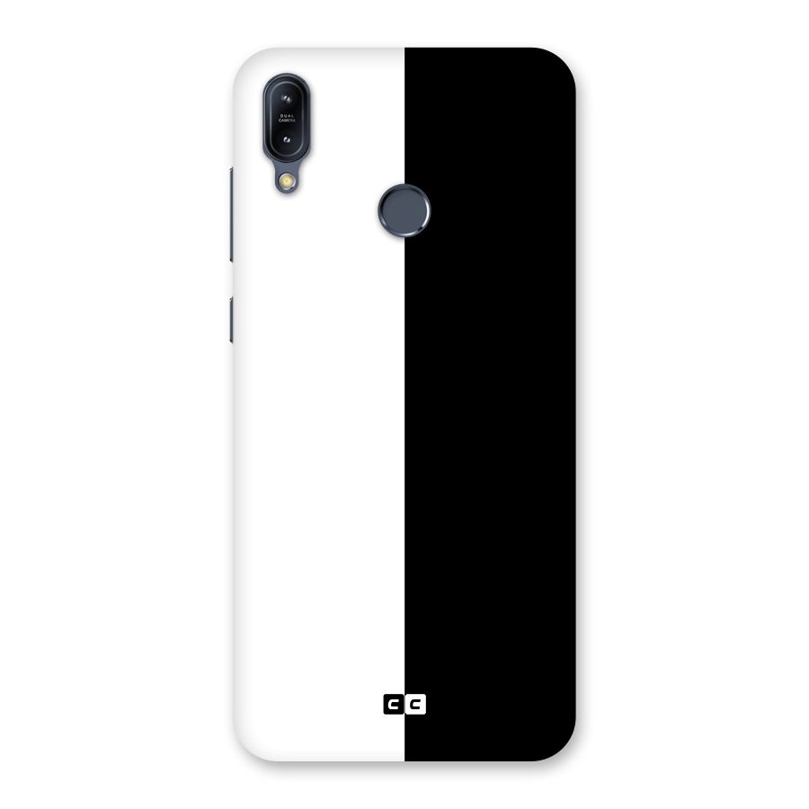 Simple Black White Back Case for Zenfone Max M2