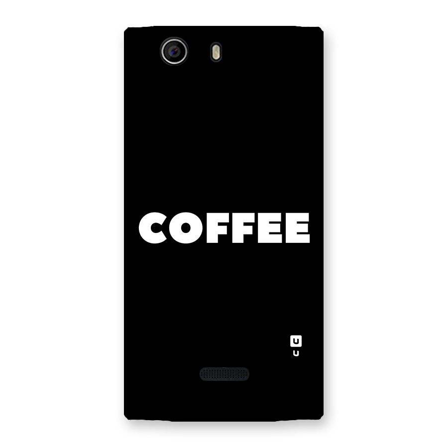 Simple Coffee Back Case for Canvas Nitro 2 E311