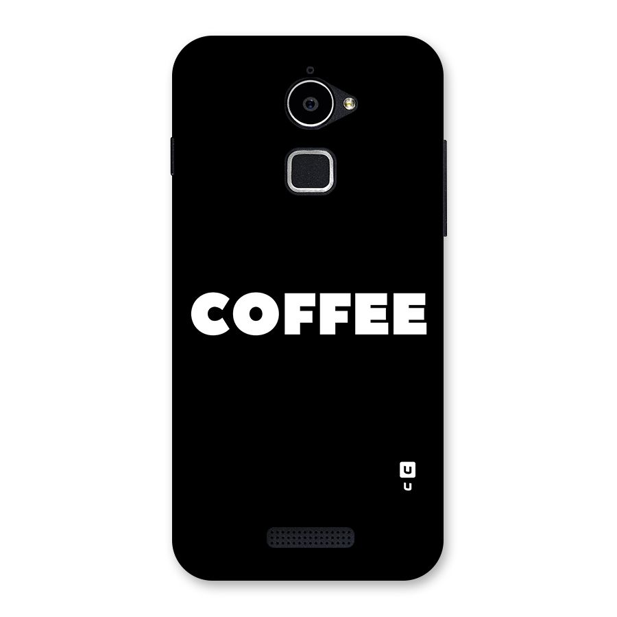 Simple Coffee Back Case for Coolpad Note 3 Lite