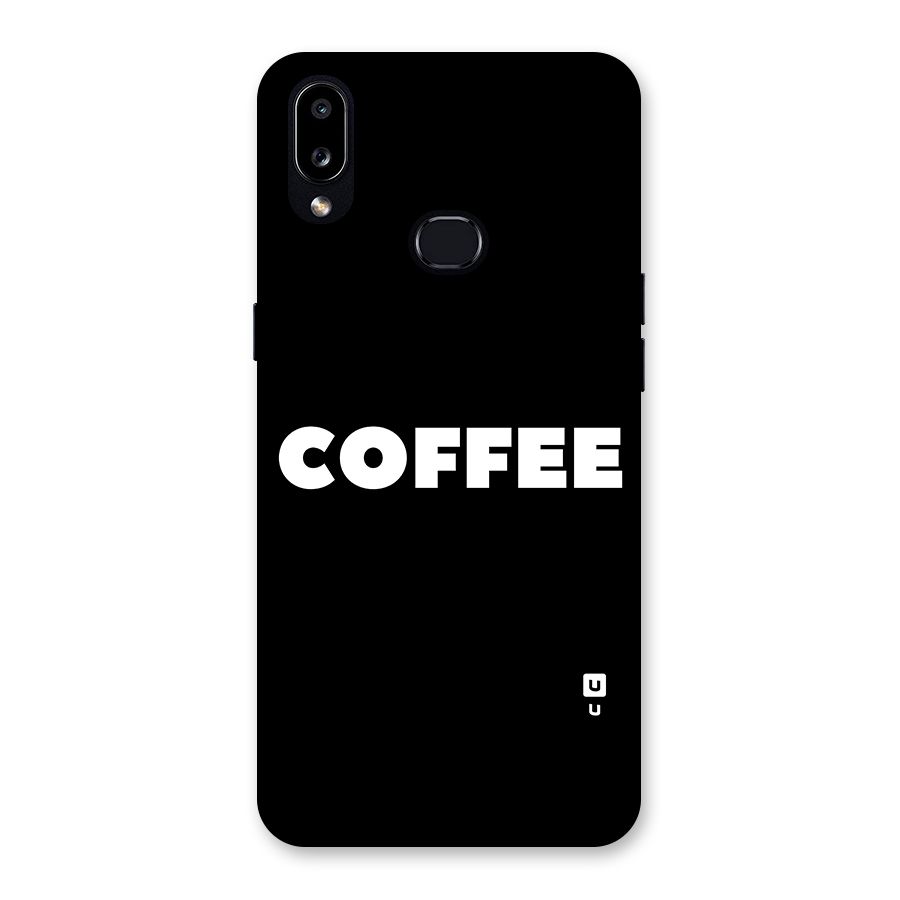 Simple Coffee Back Case for Galaxy A10s