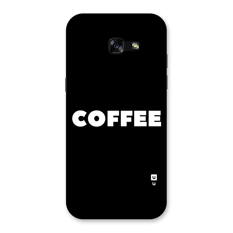 Simple Coffee Back Case for Galaxy A5 2017