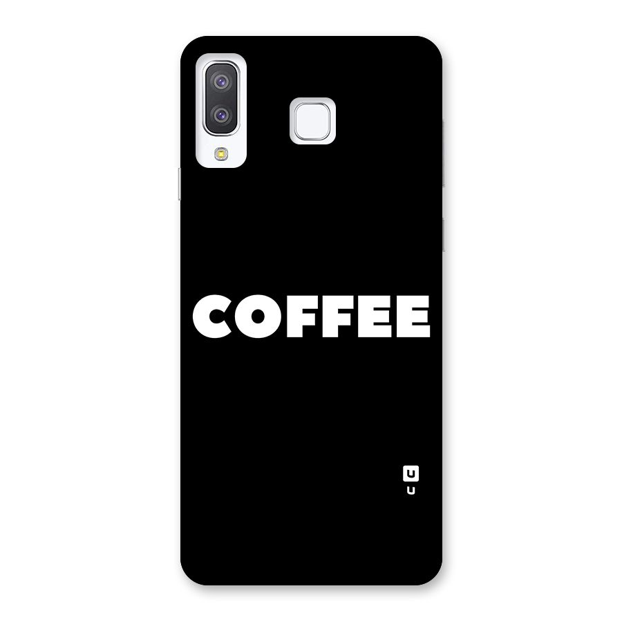 Simple Coffee Back Case for Galaxy A8 Star