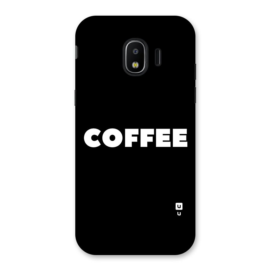 Simple Coffee Back Case for Galaxy J2 Pro 2018