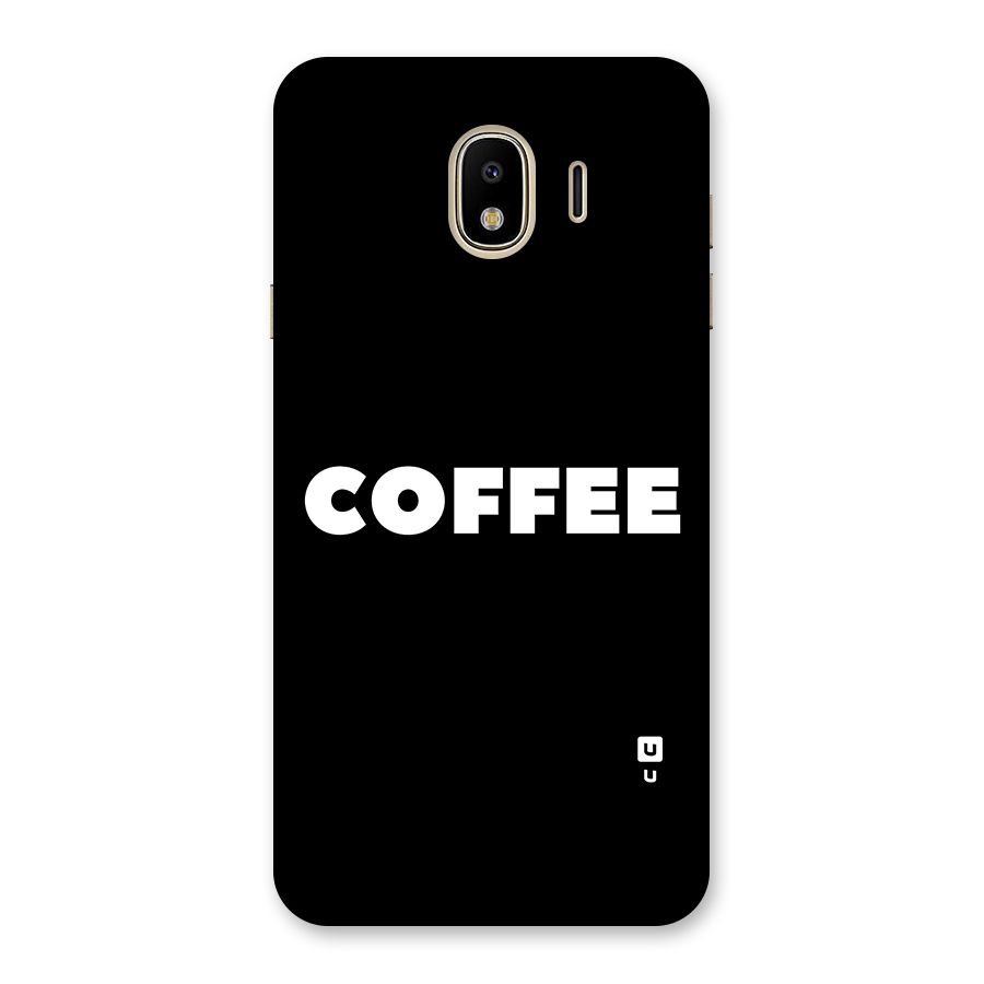 Simple Coffee Back Case for Galaxy J4