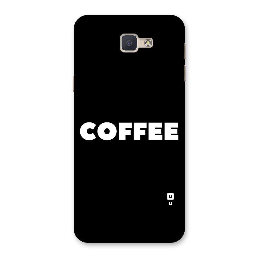 Simple Coffee Back Case for Galaxy J5 Prime