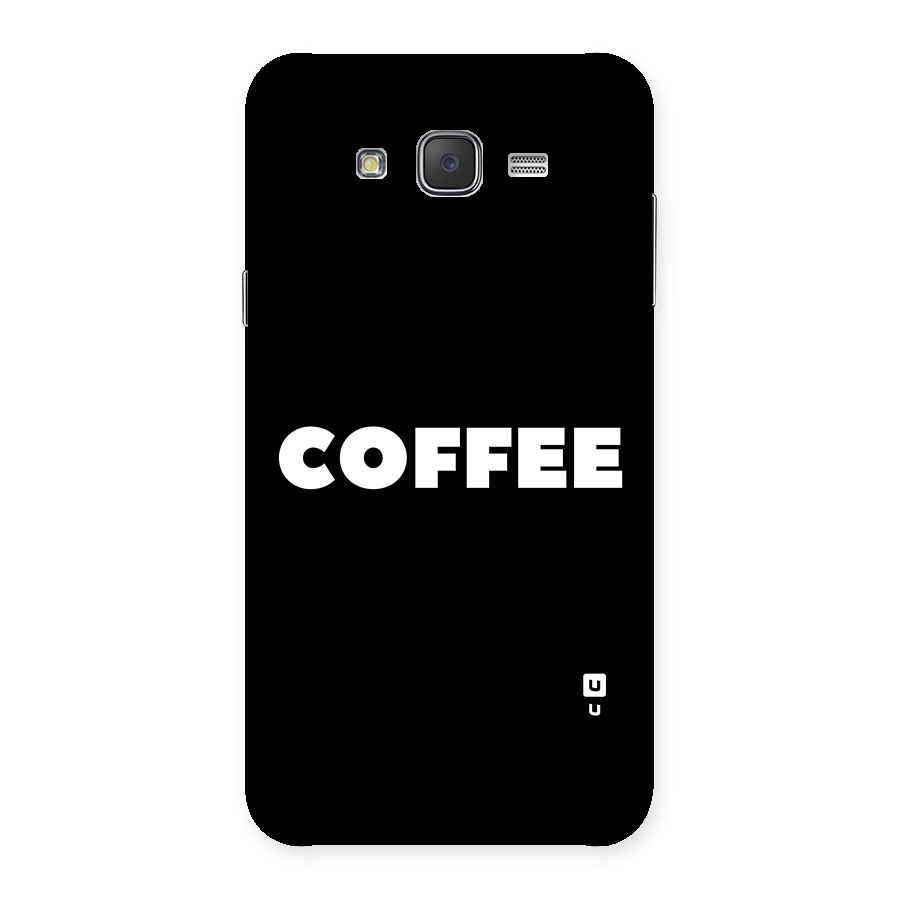 Simple Coffee Back Case for Galaxy J7