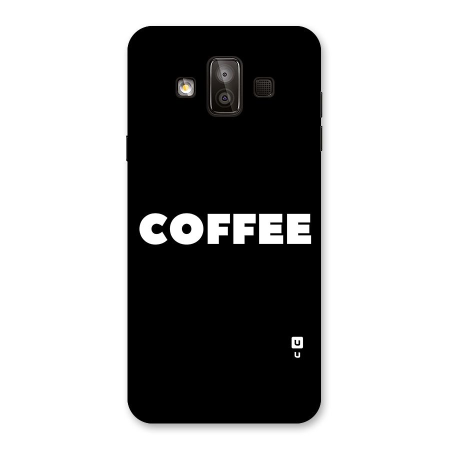 Simple Coffee Back Case for Galaxy J7 Duo