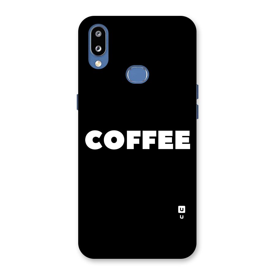Simple Coffee Back Case for Galaxy M01s