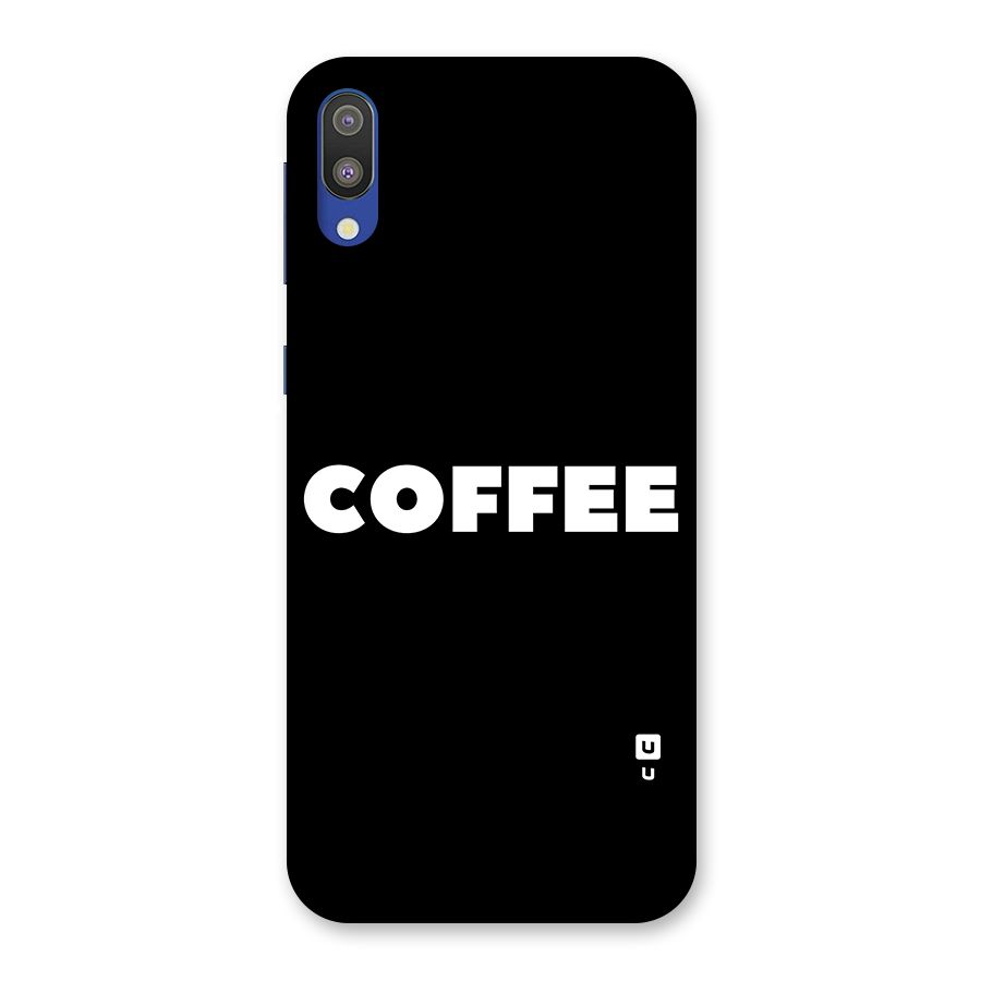Simple Coffee Back Case for Galaxy M10