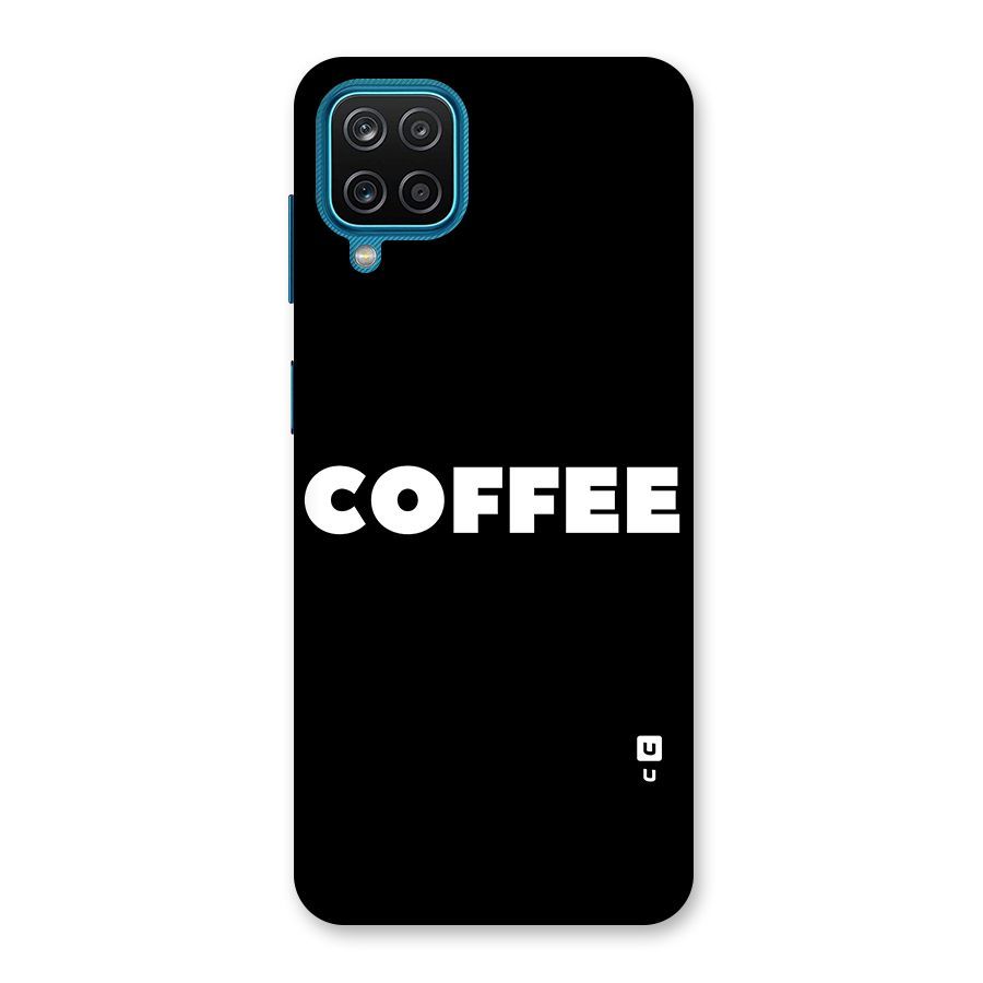 Simple Coffee Back Case for Galaxy M12