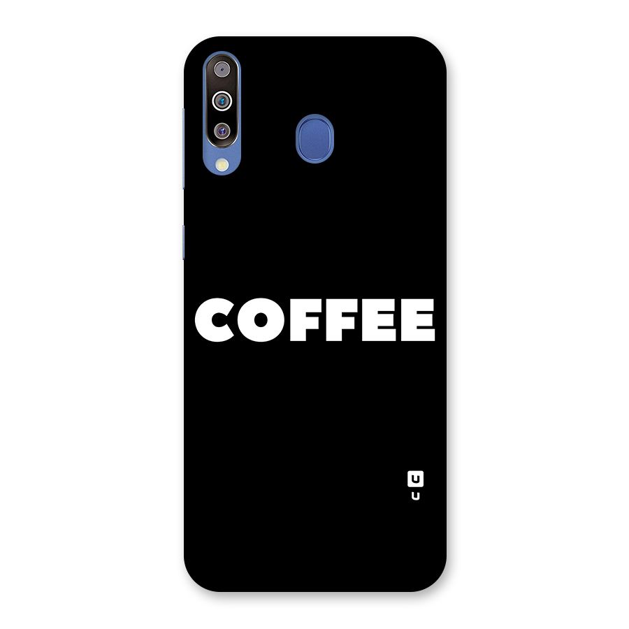Simple Coffee Glass Back Case for Galaxy M30