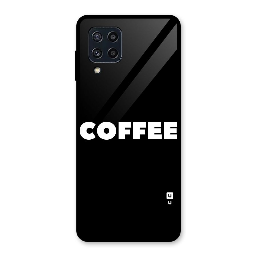 Simple Coffee Glass Back Case for Galaxy M32