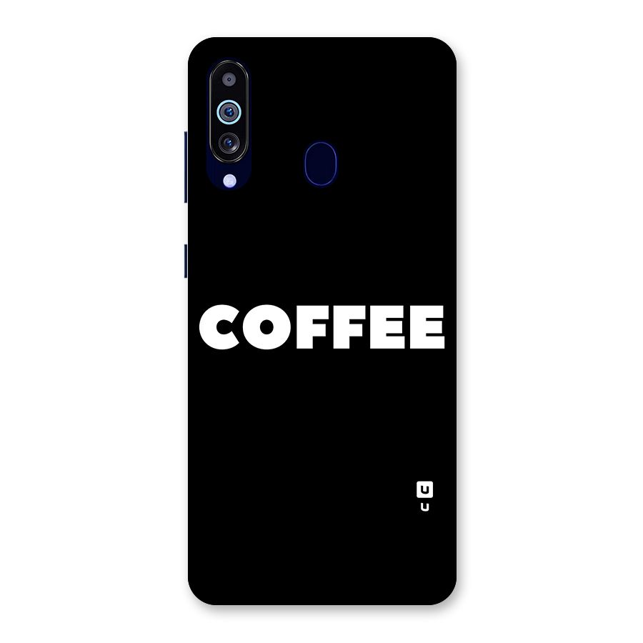 Simple Coffee Back Case for Galaxy M40