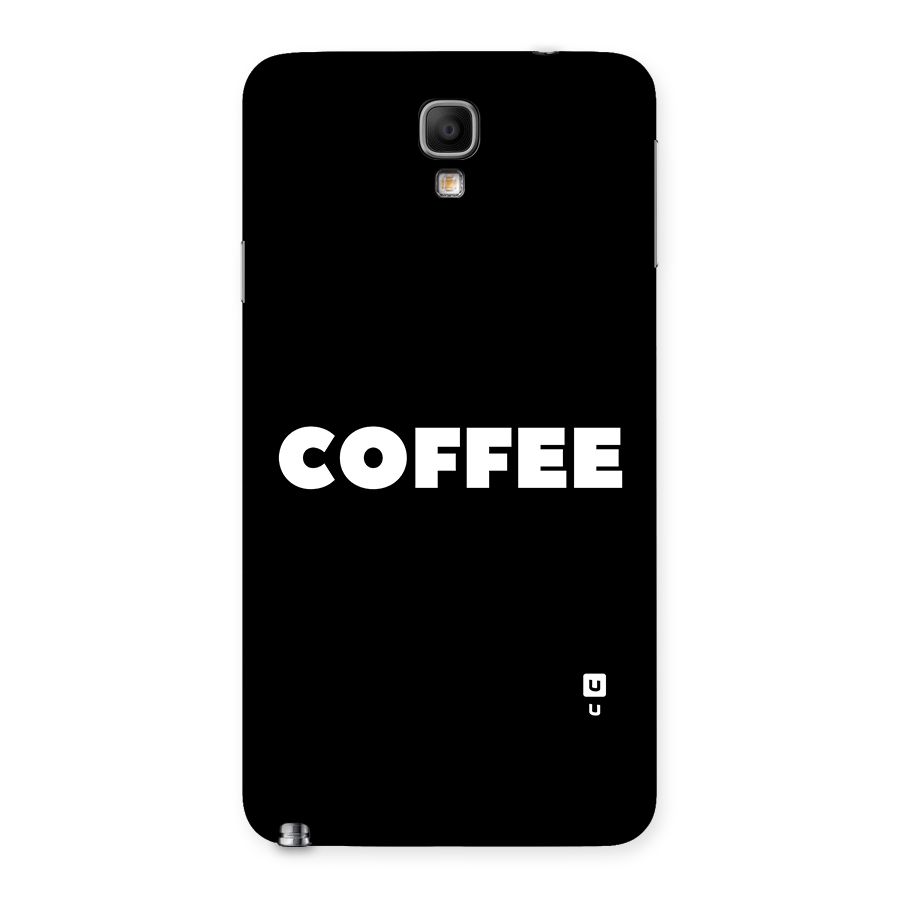 Simple Coffee Back Case for Galaxy Note 3 Neo