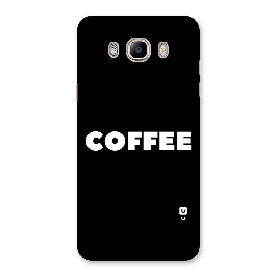 Simple Coffee Back Case for Galaxy On8