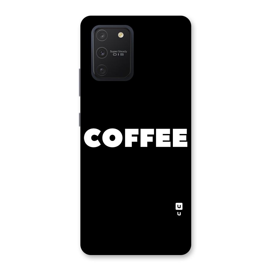 Simple Coffee Back Case for Galaxy S10 Lite