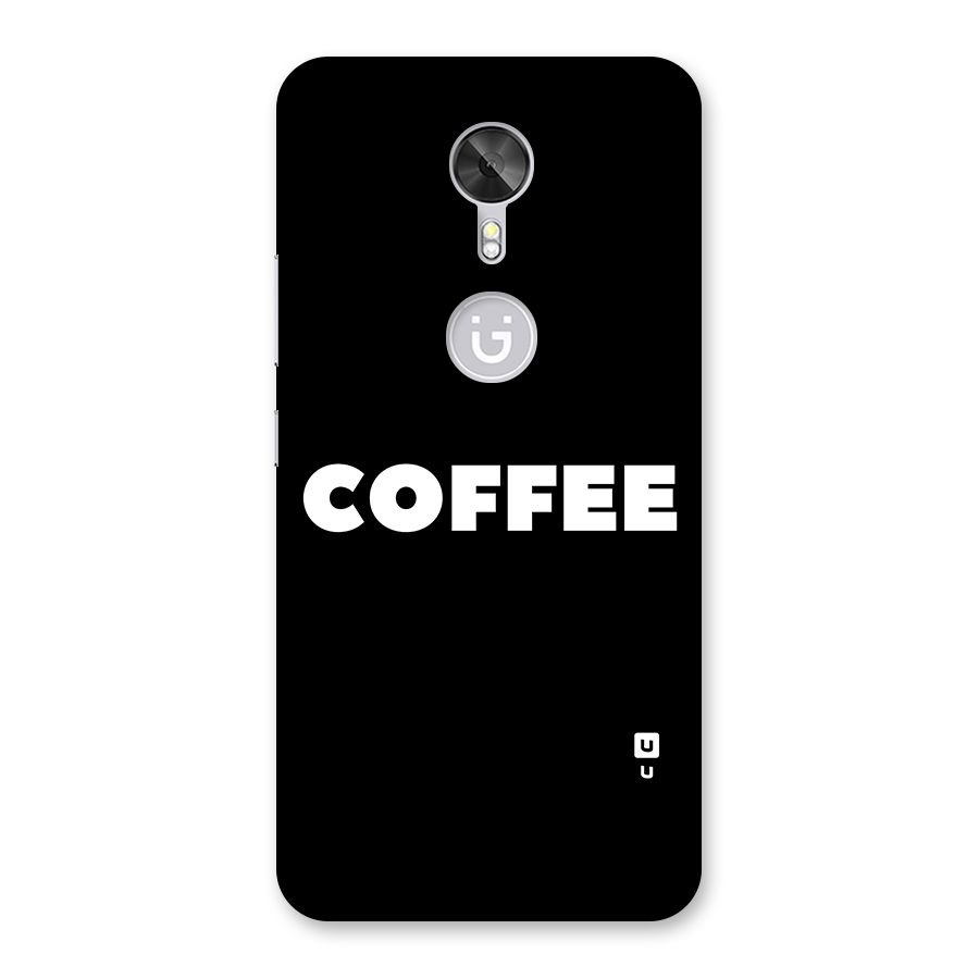 Simple Coffee Back Case for Gionee A1