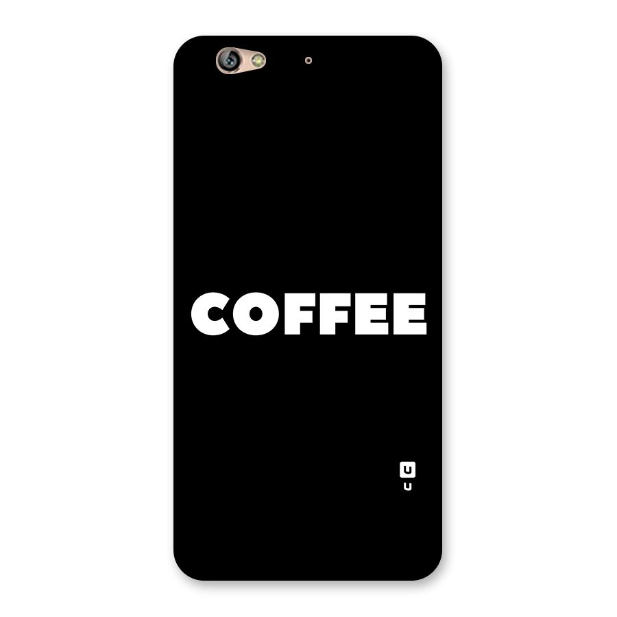 Simple Coffee Back Case for Gionee S6
