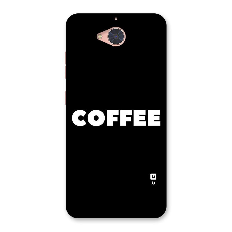 Simple Coffee Back Case for Gionee S6 Pro